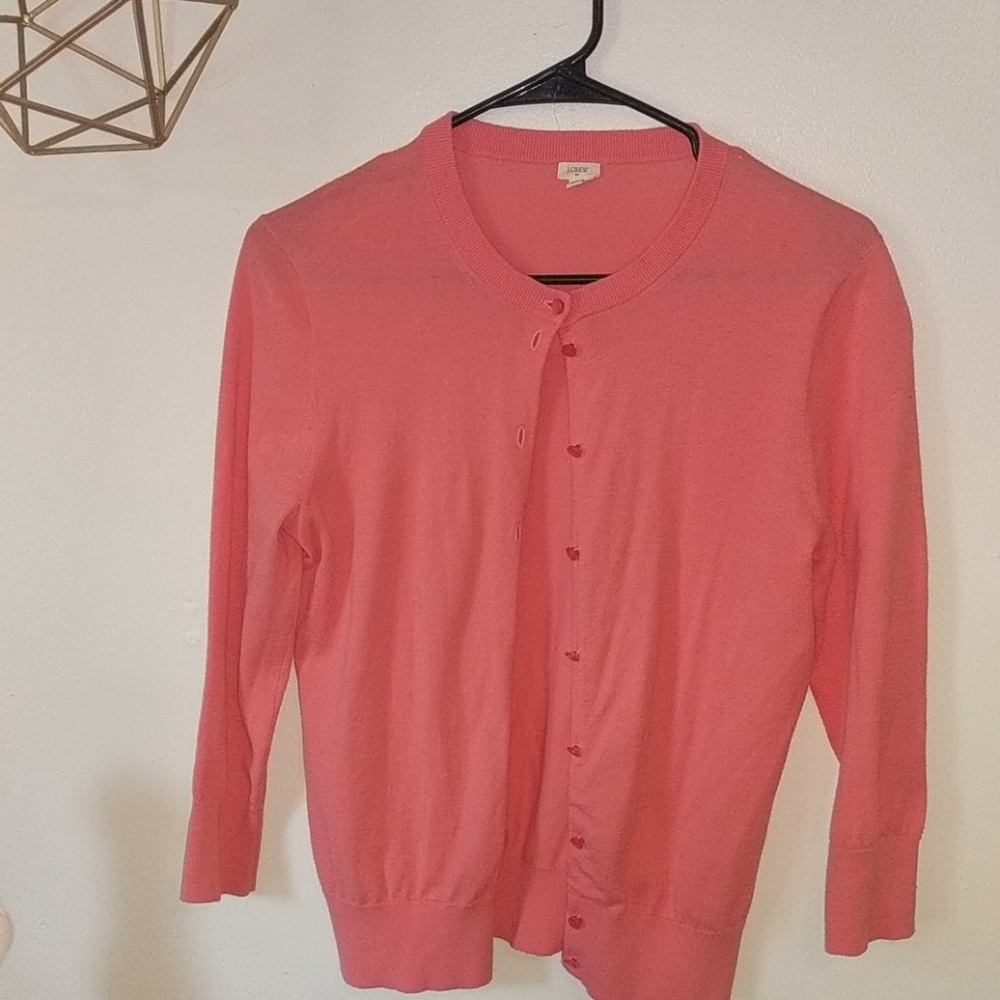 Coral J. CREW Sweater